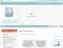 Tablet Screenshot of lengyeltoti.hu